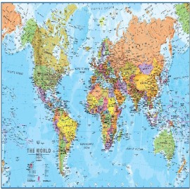 پوستر نقشه جهان