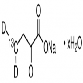 2-کتو بوتیریک اسید-4-13C، 4،4-d2 هیدرات سدیم نمک