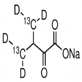 2-کتو -3 (متیل-13C، d2) بوتیریک اسید -4-13C، d2 نمک سدیم