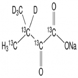 2-کتو -3- (متیل-دی-3) -بوتریک اسید-1،2،3،4-13C4، 3-D سدیم نمک