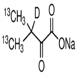 2-کتو (3-متیل-13C) -بوتیریک -4-13C، اسید سدیم 3-d