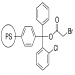 2- کلروتریتیل 2 - اسید برمو استیک، پیوند پلیمری