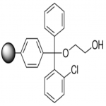 2-کلروتریتیل اتیلن گلیکول، پیوند پلیمری