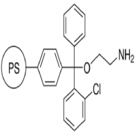 2-کلروتریتیل گلیسینول، پیوند پلیمر