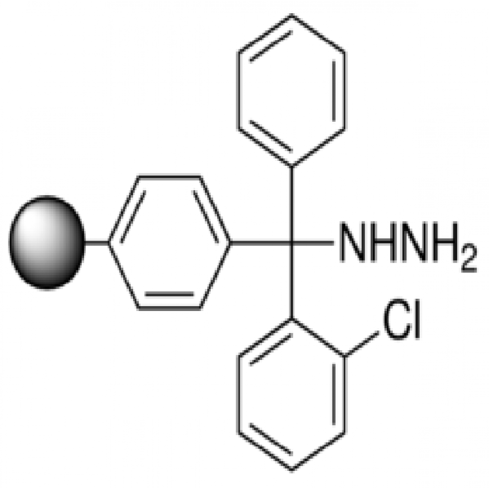 2-کلروتریتیلی هیدرازین، پیوند پلیمر