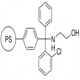 2-کلروتریتیل 2-هیدروکسی اتیلامین، پیوند پلیمر