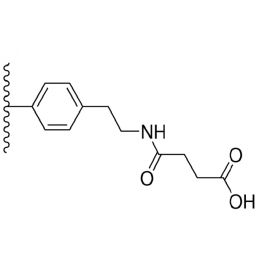 مقدار پلی استایرن A-COOH برچسب گذاری: 0.8-1.2 mmol / g N بارگیری