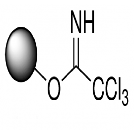 Trichloroacetimidate در رزین Wang 200-400 مش، میزان برچسب گذاری: 0.75-1.25 mmol / g بارگذاری تری کلروا اسیدهای تایدات، 1٪ متقابل